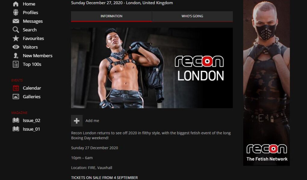 recon gay website